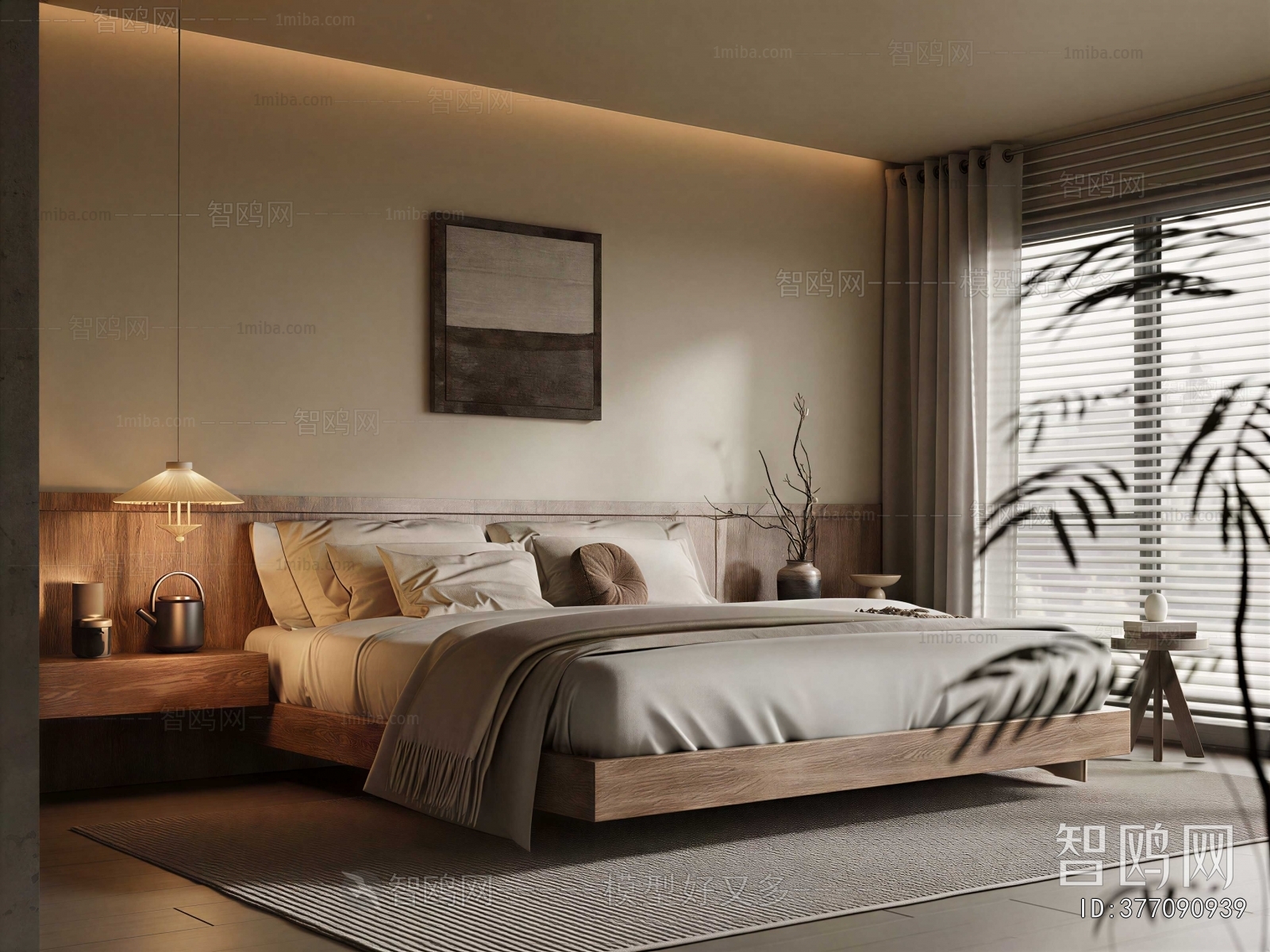 Wabi-sabi Style Bedroom