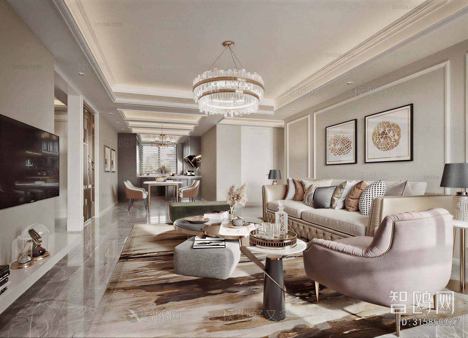French Style A Living Room