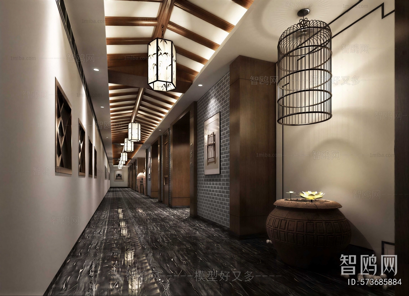 New Chinese Style Corridor