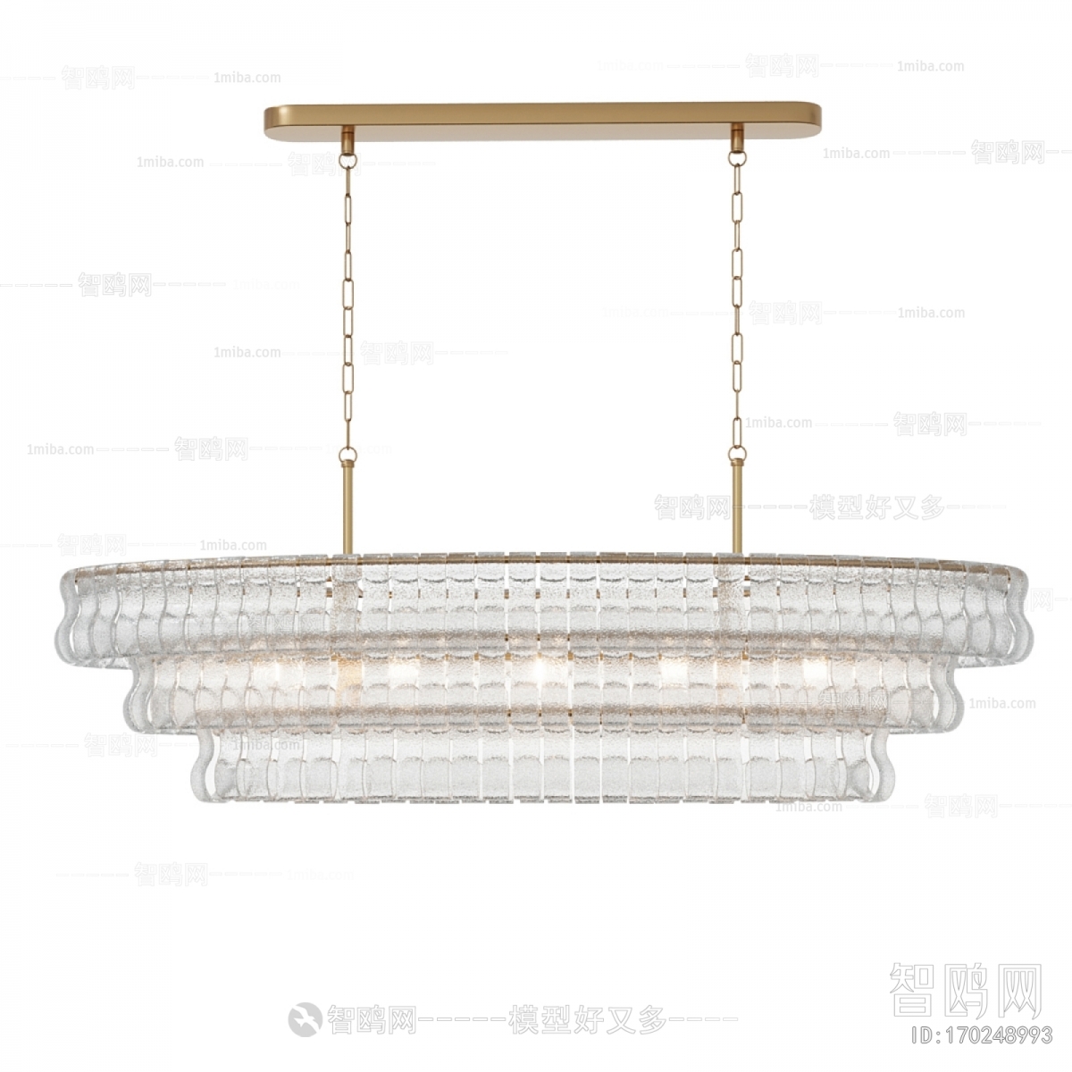 Modern Long Chandelier