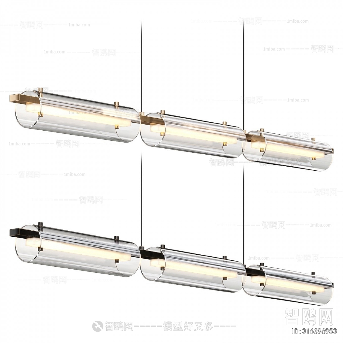Modern Long Chandelier