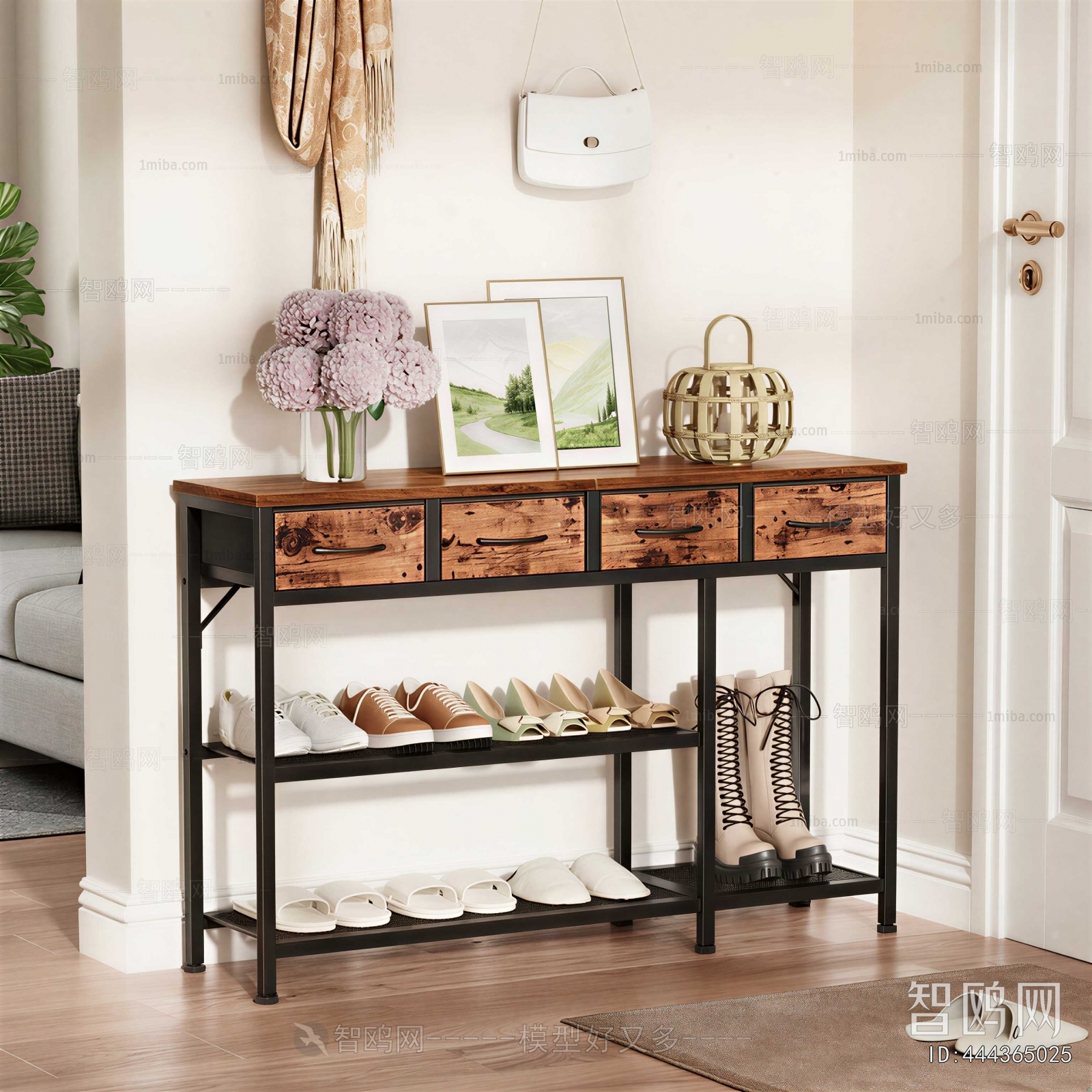 Modern Shoe Cabinet
