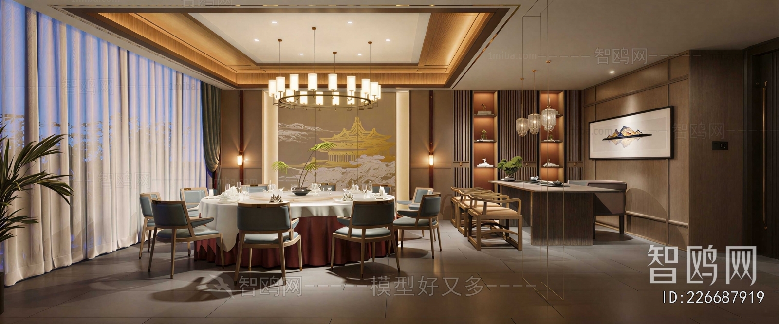 New Chinese Style Restaurant Box