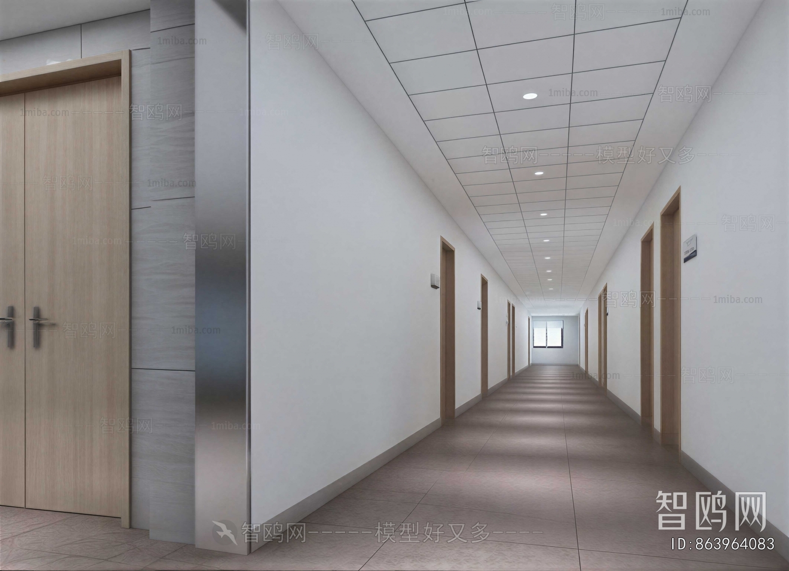 Modern Office Aisle