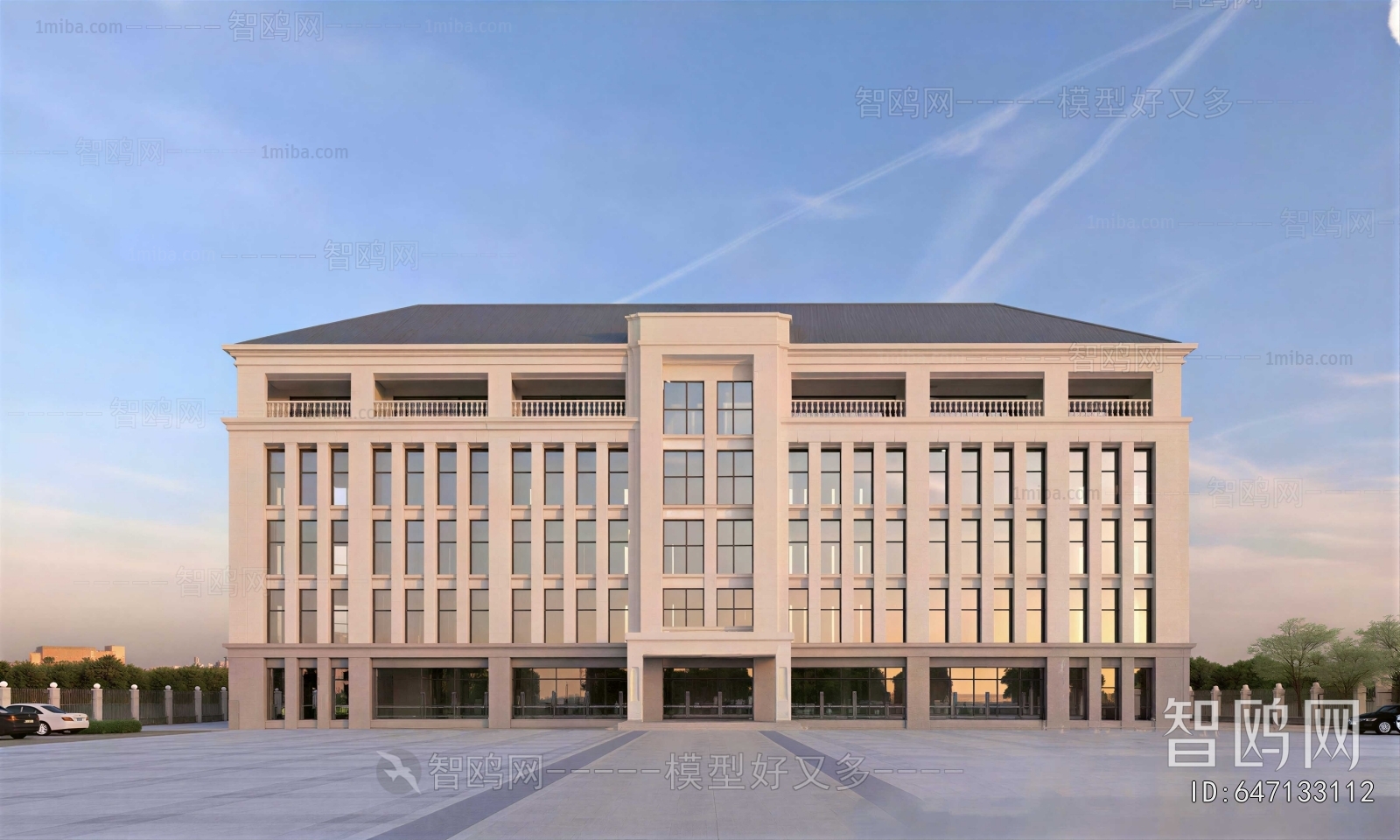 Modern Appearance Of Commercial Building