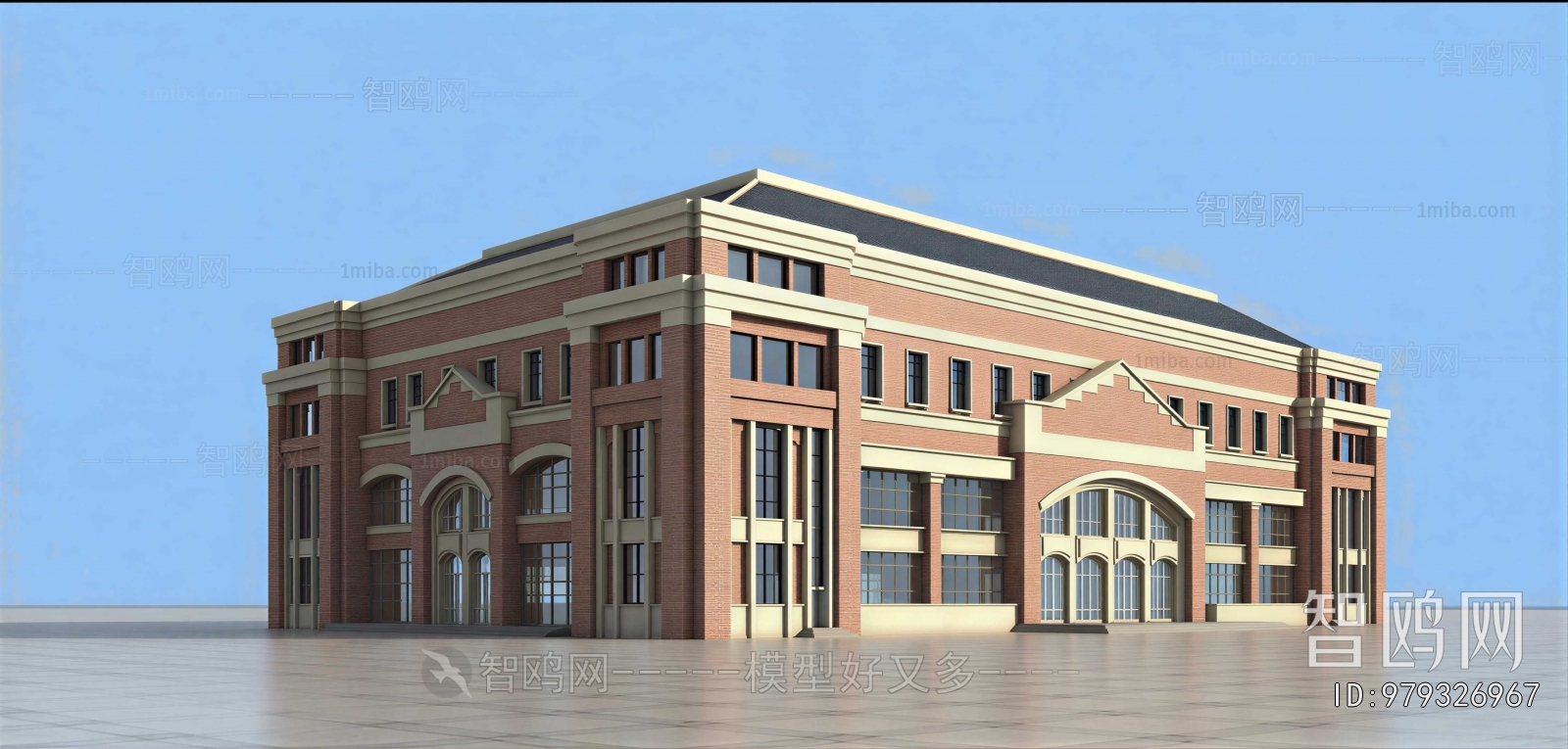 European Style Appearance Of Commercial Building