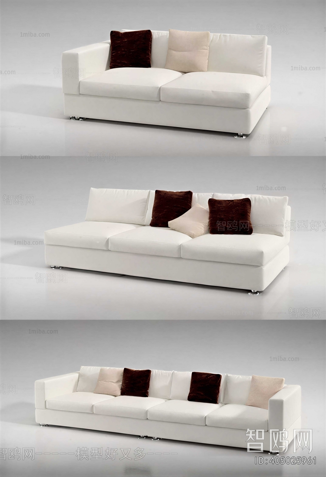 Modern Three-seat Sofa