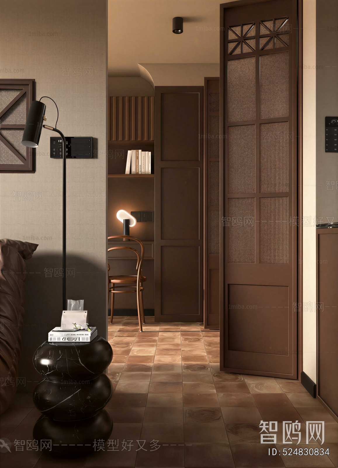 New Chinese Style Bedroom