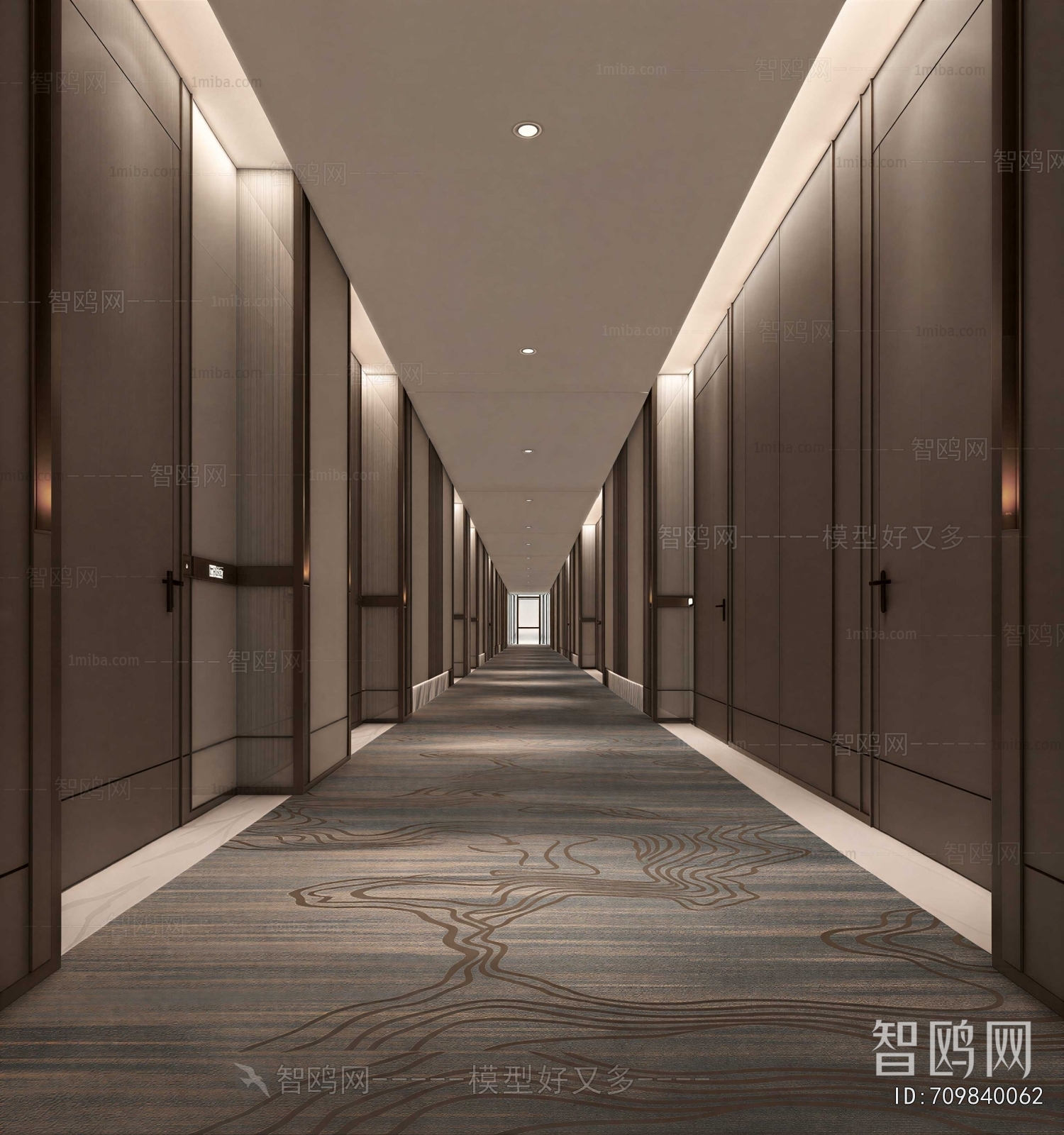 Modern Corridor/elevator Hall