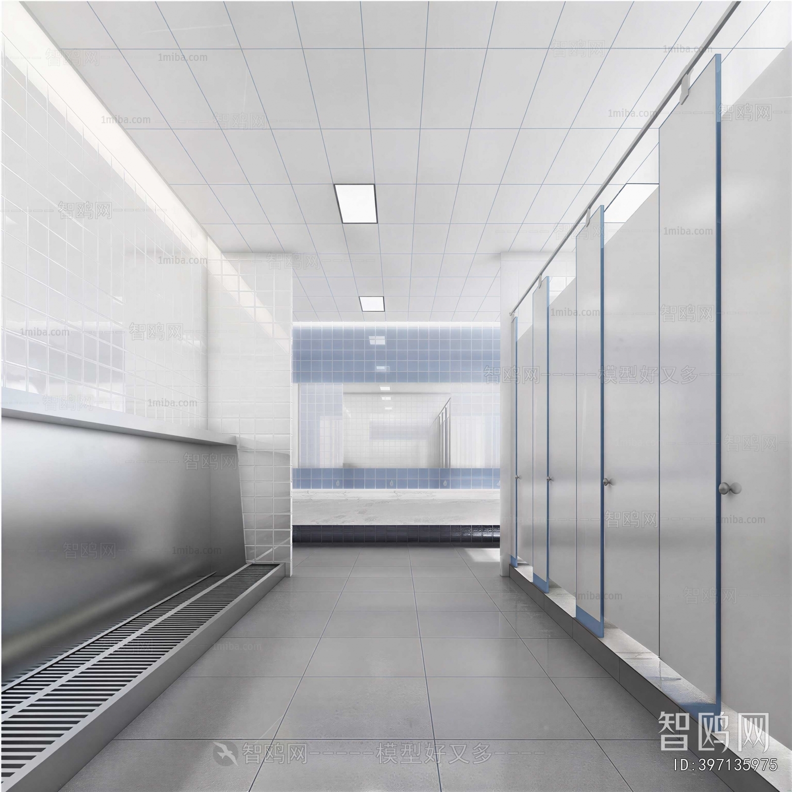 Modern Public Toilet