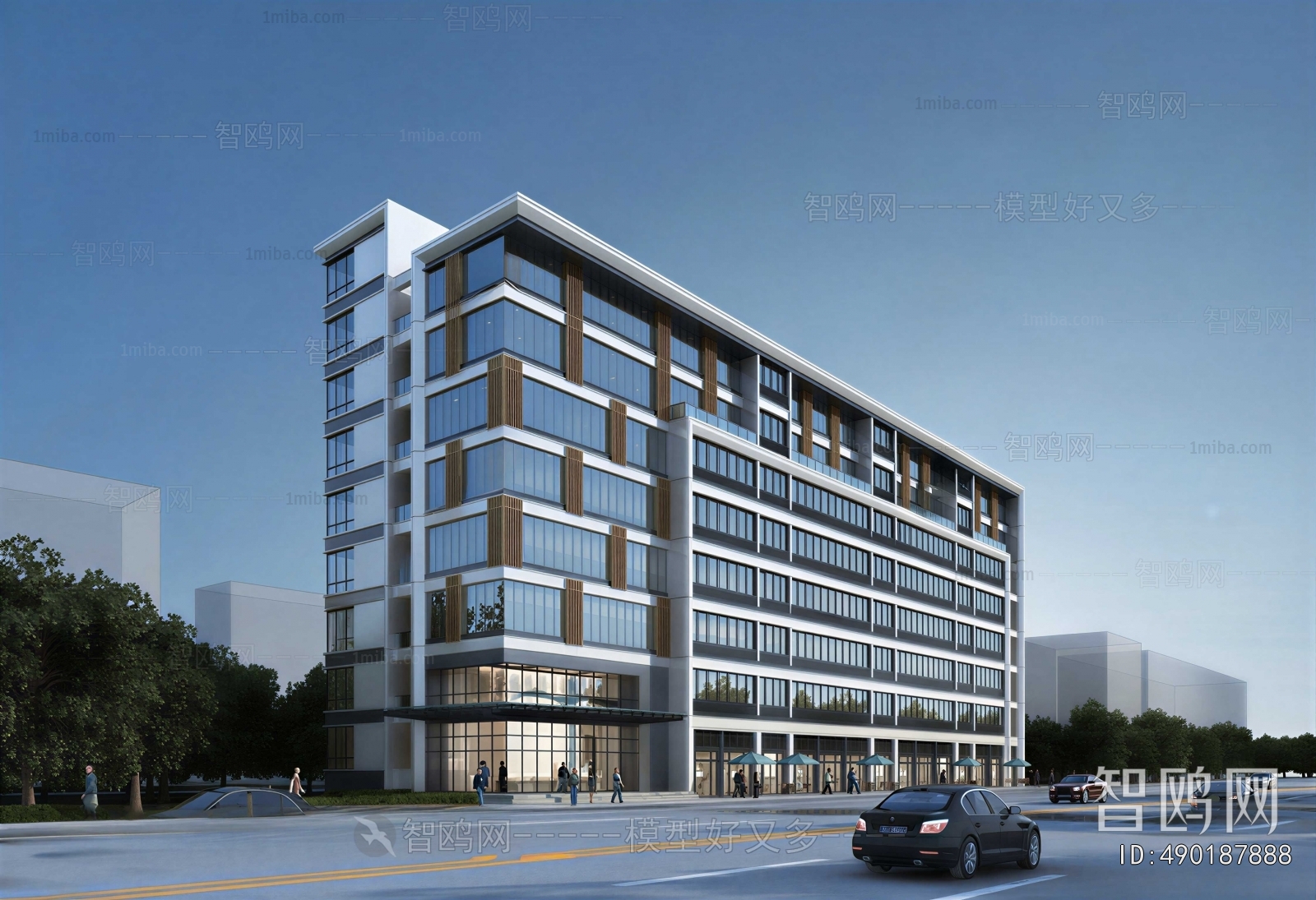 Modern Appearance Of Commercial Building