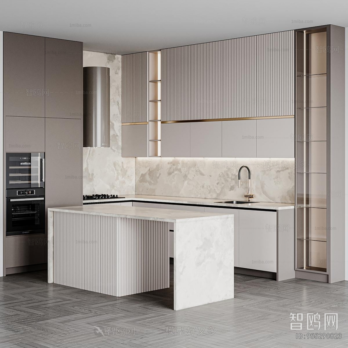 Modern The Kitchen