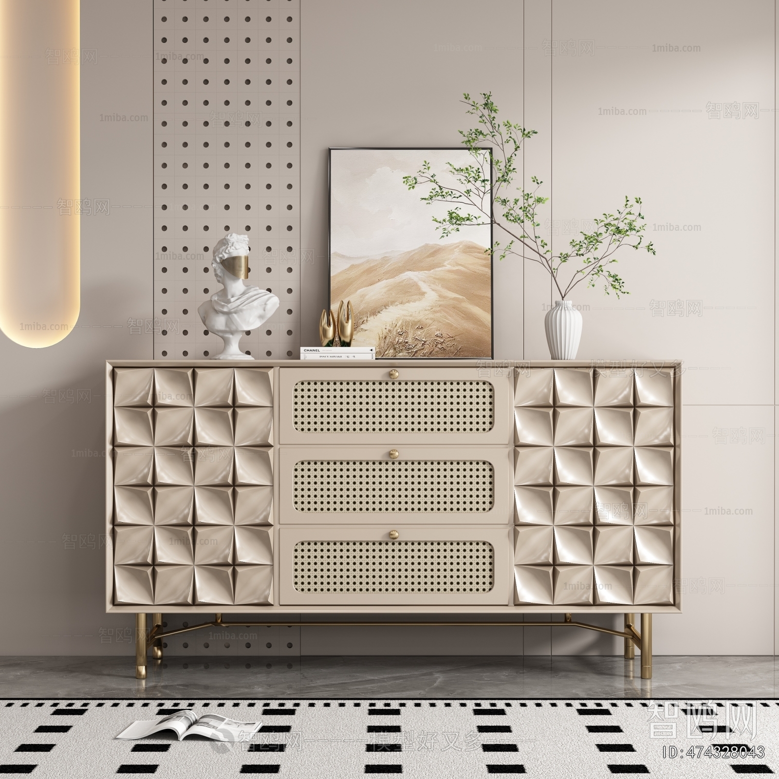 Modern Side Cabinet/Entrance Cabinet