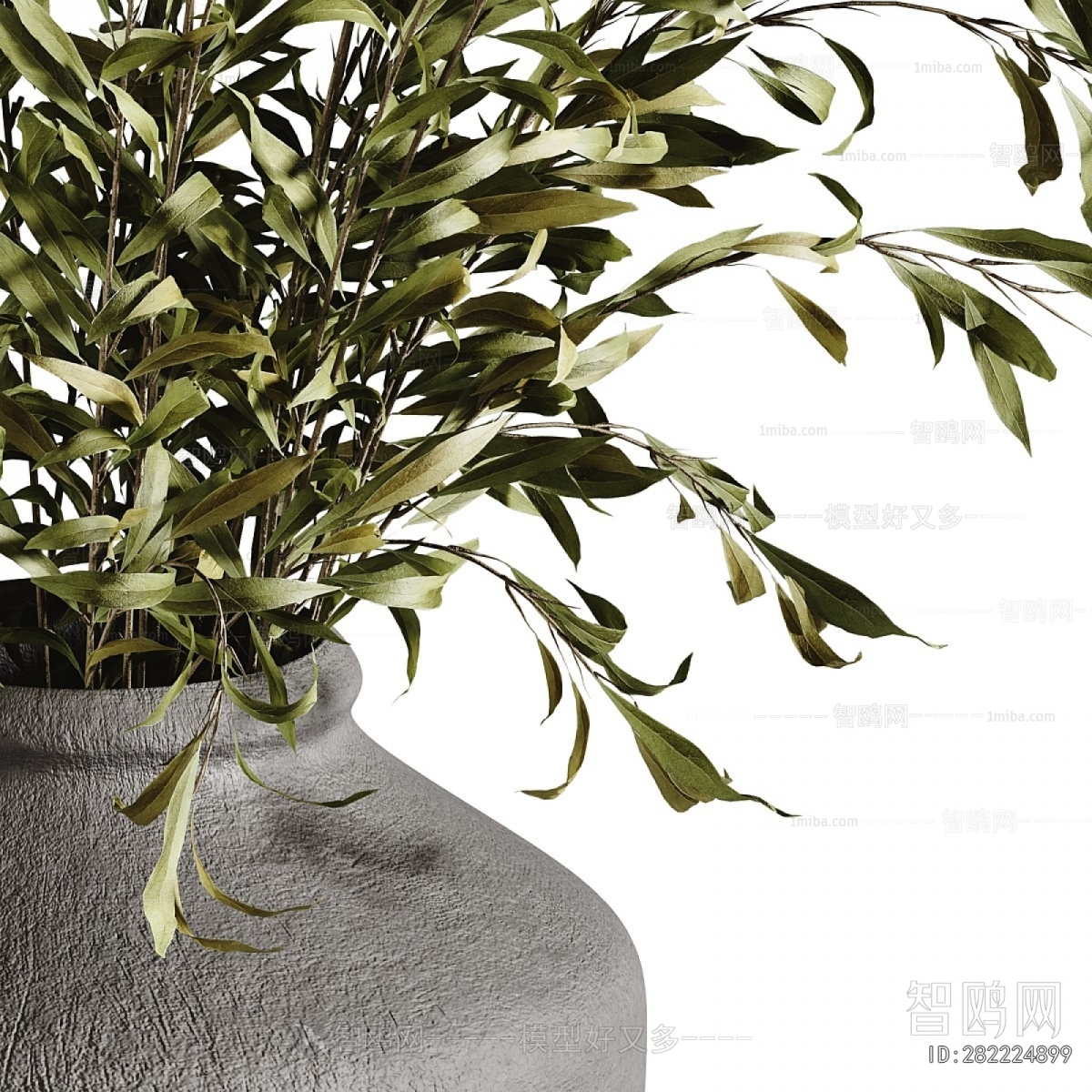 Modern Ground Green Plant Potted Plants