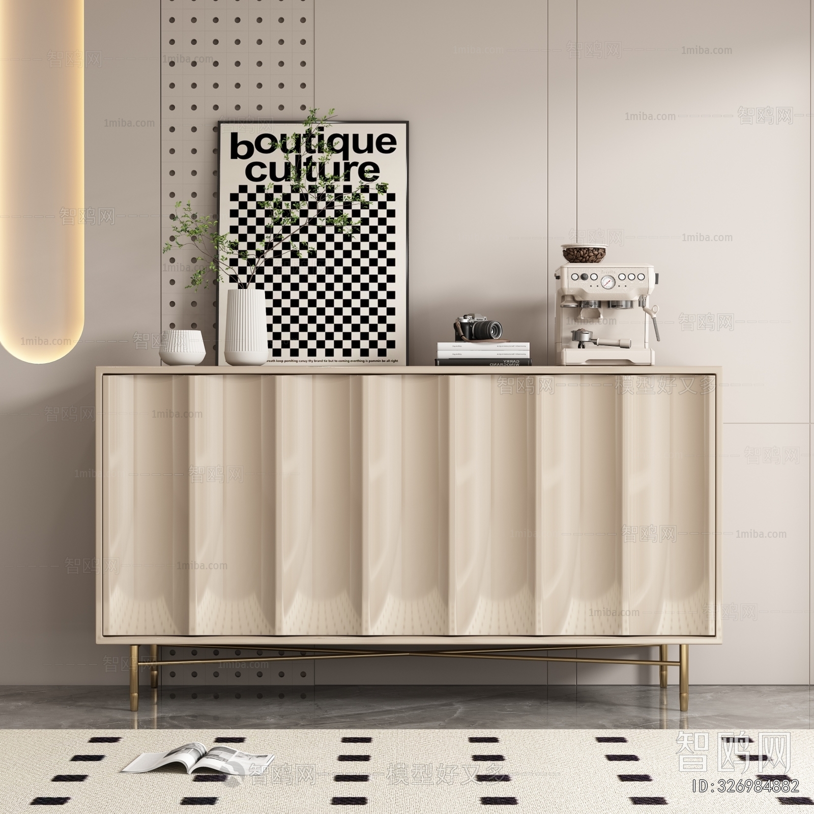 Modern Side Cabinet/Entrance Cabinet