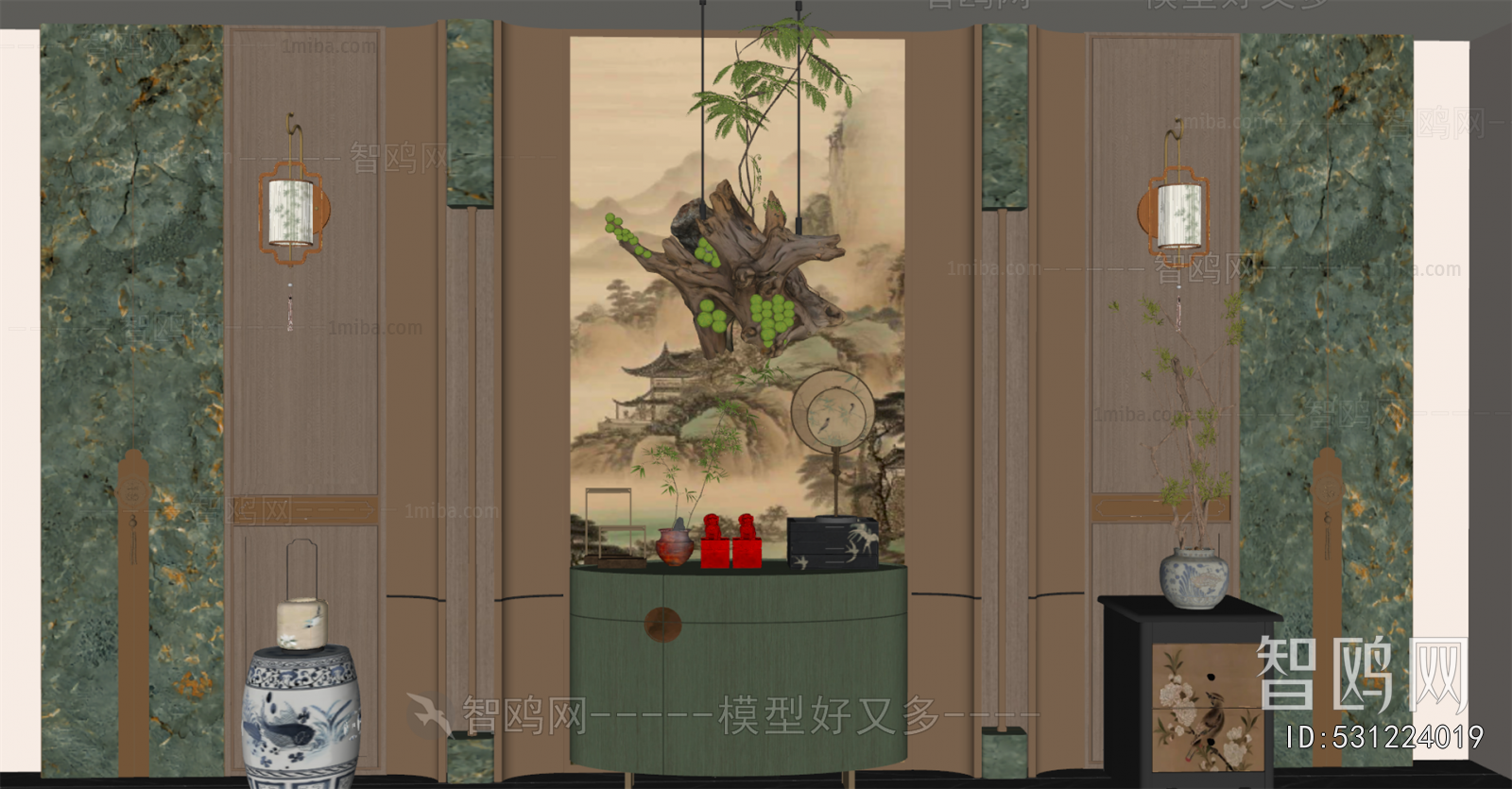 New Chinese Style Console