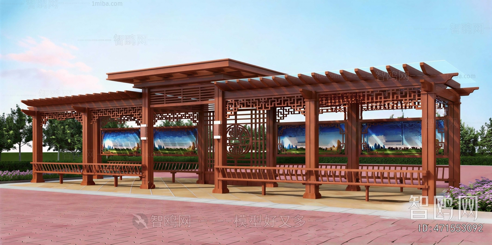 New Chinese Style Gallery Frame