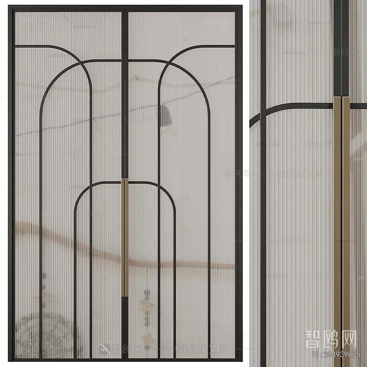 Modern Double Door