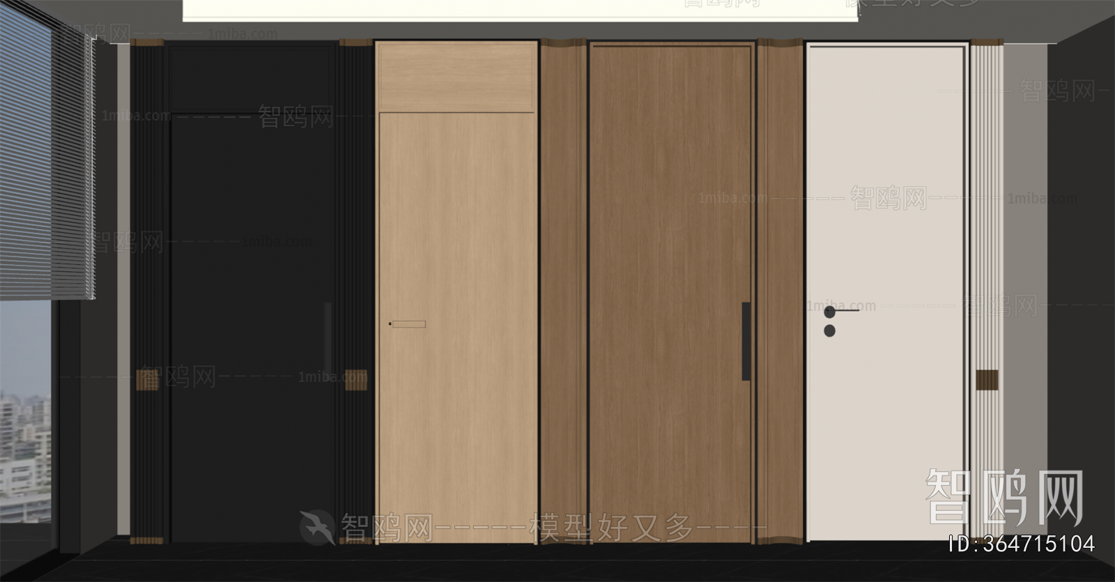 Modern Single Door