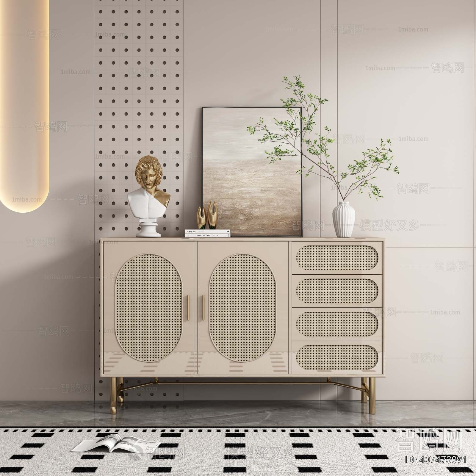 Modern Side Cabinet/Entrance Cabinet