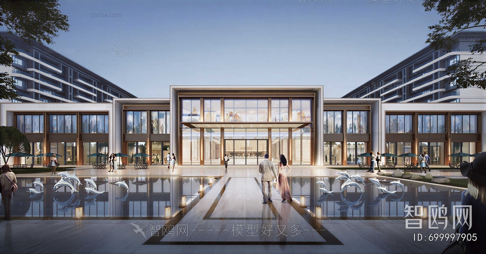 Modern Appearance Of Commercial Building