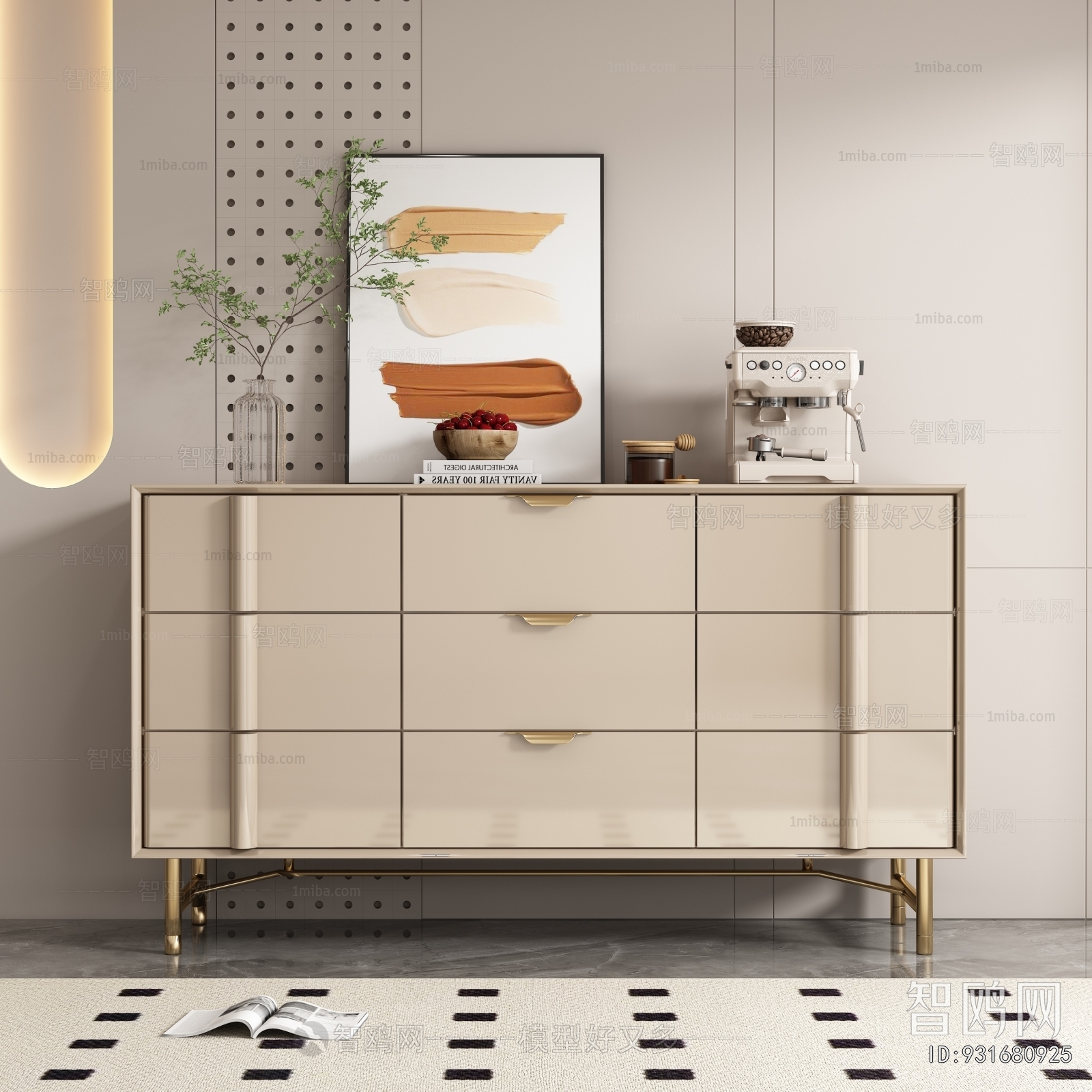 Modern Side Cabinet/Entrance Cabinet