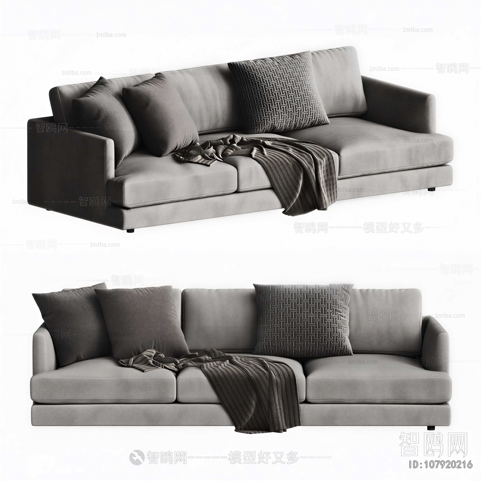 Modern Three-seat Sofa