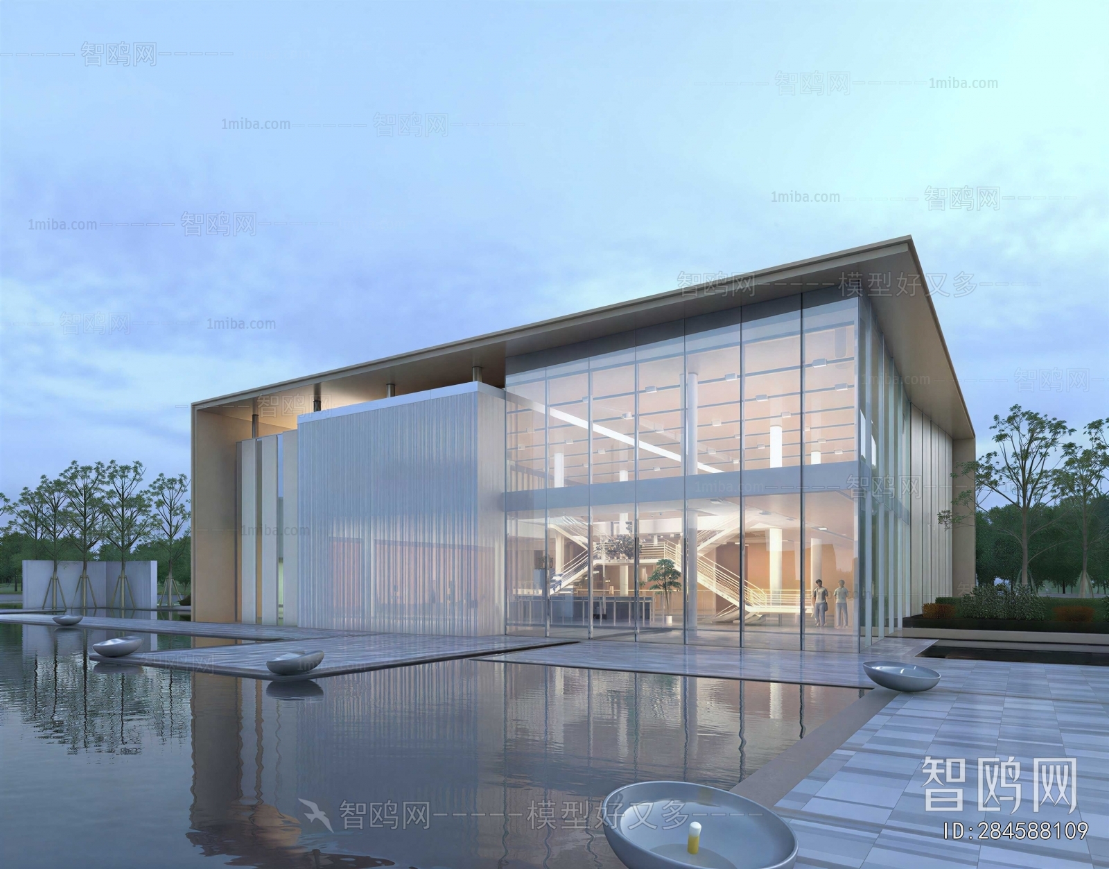 New Chinese Style Villa Appearance