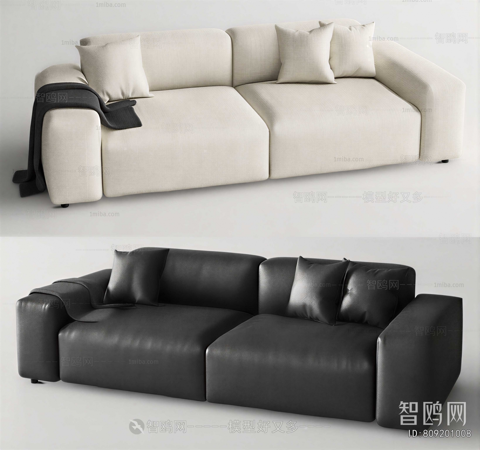 Modern Multi Person Sofa