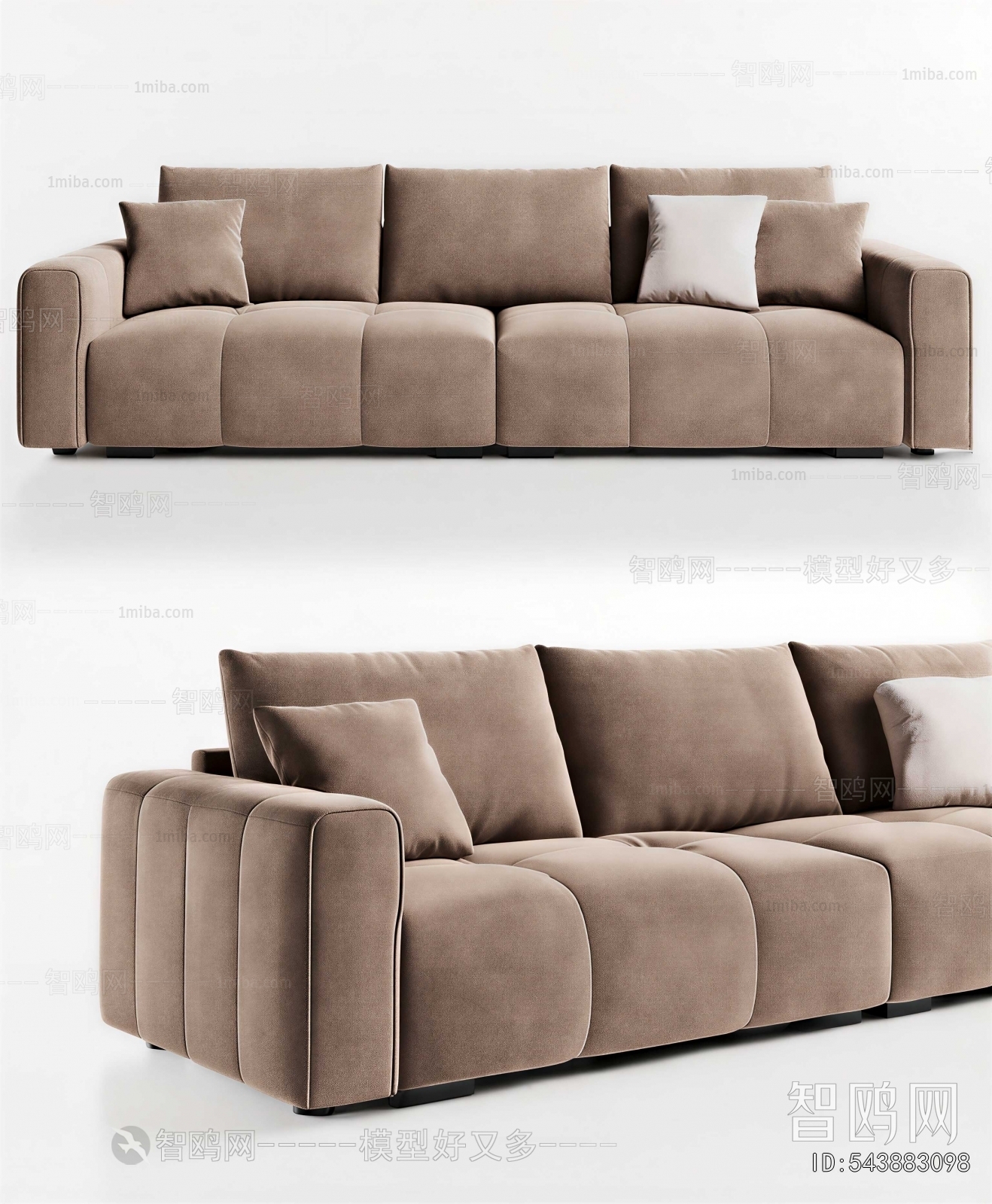 Modern Three-seat Sofa