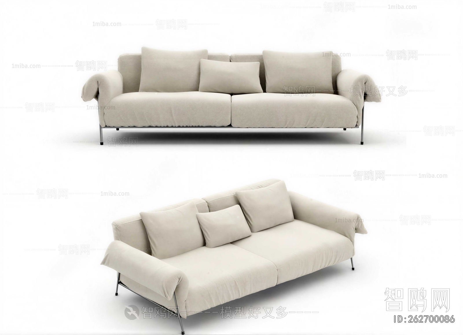 Modern Three-seat Sofa