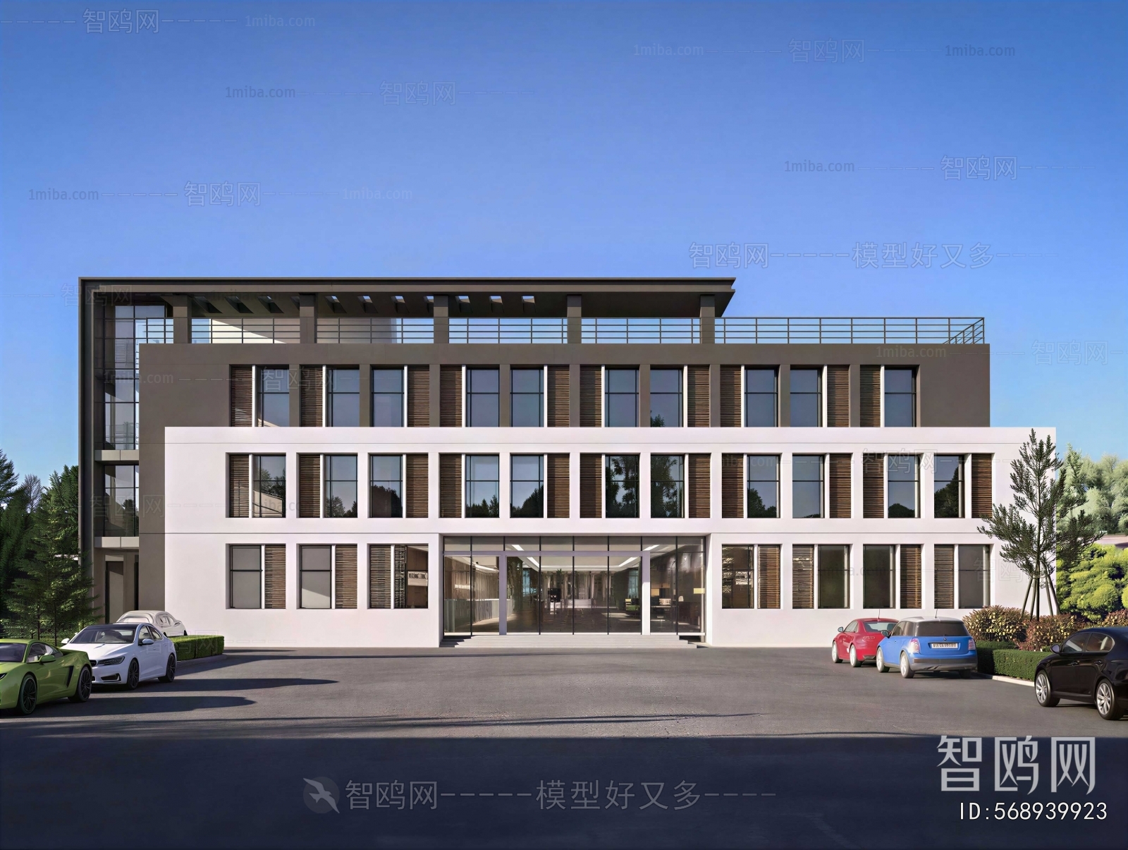 Modern Appearance Of Commercial Building