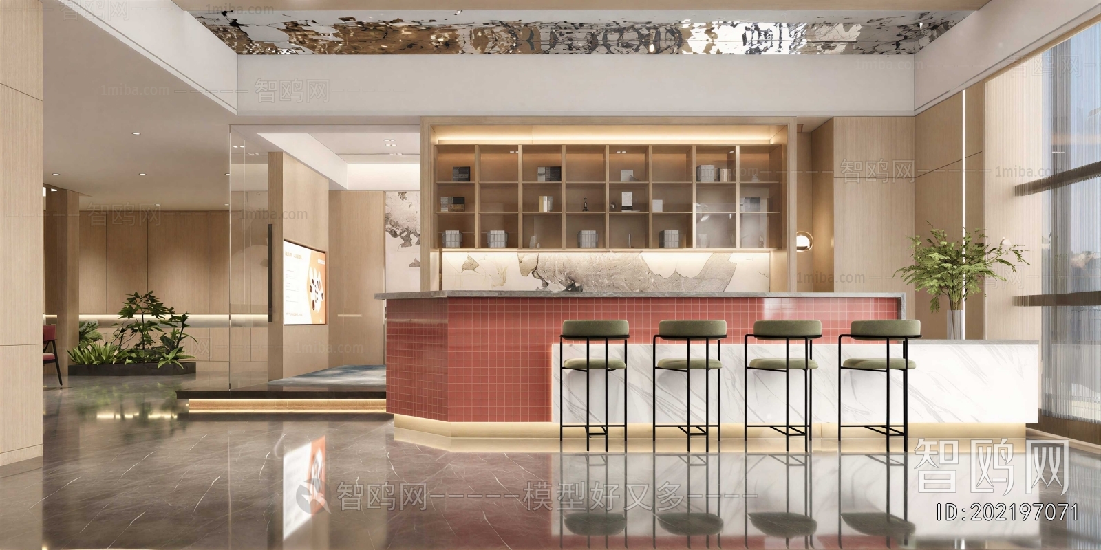 New Chinese Style Lobby Hall