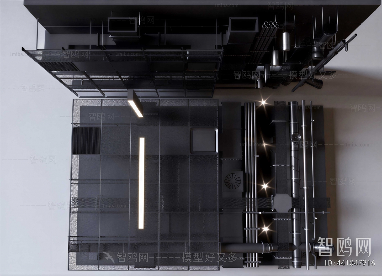 Industrial Style Suspended Ceiling
