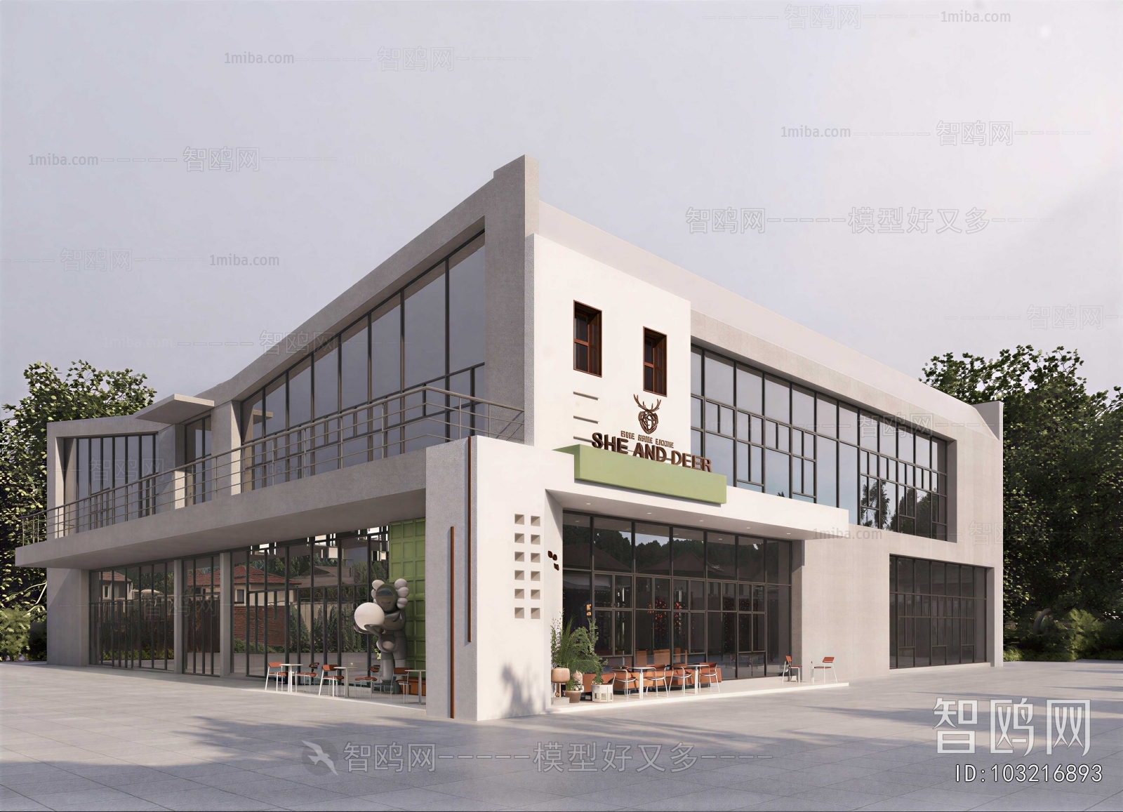 Modern Appearance Of Commercial Building