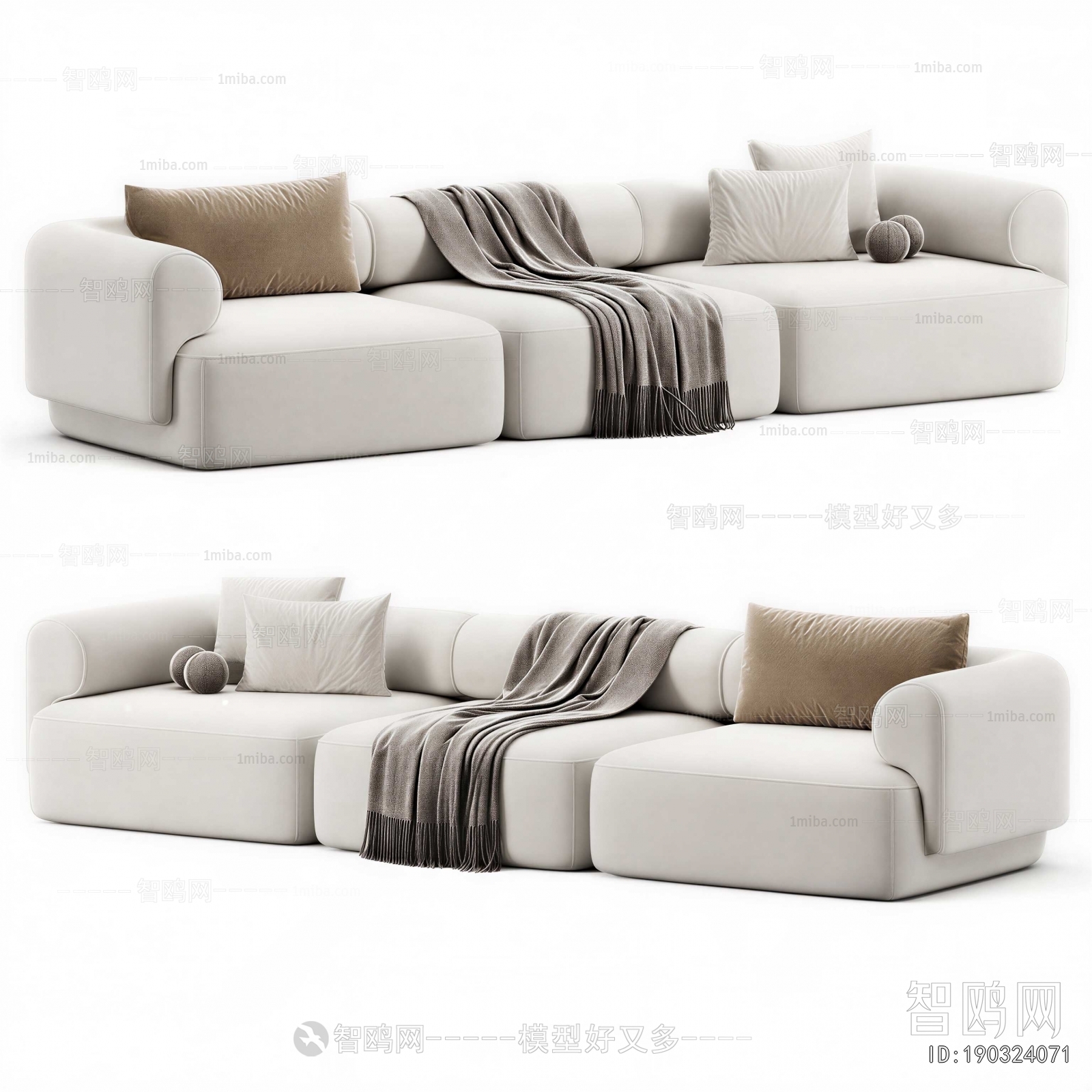 Modern Three-seat Sofa