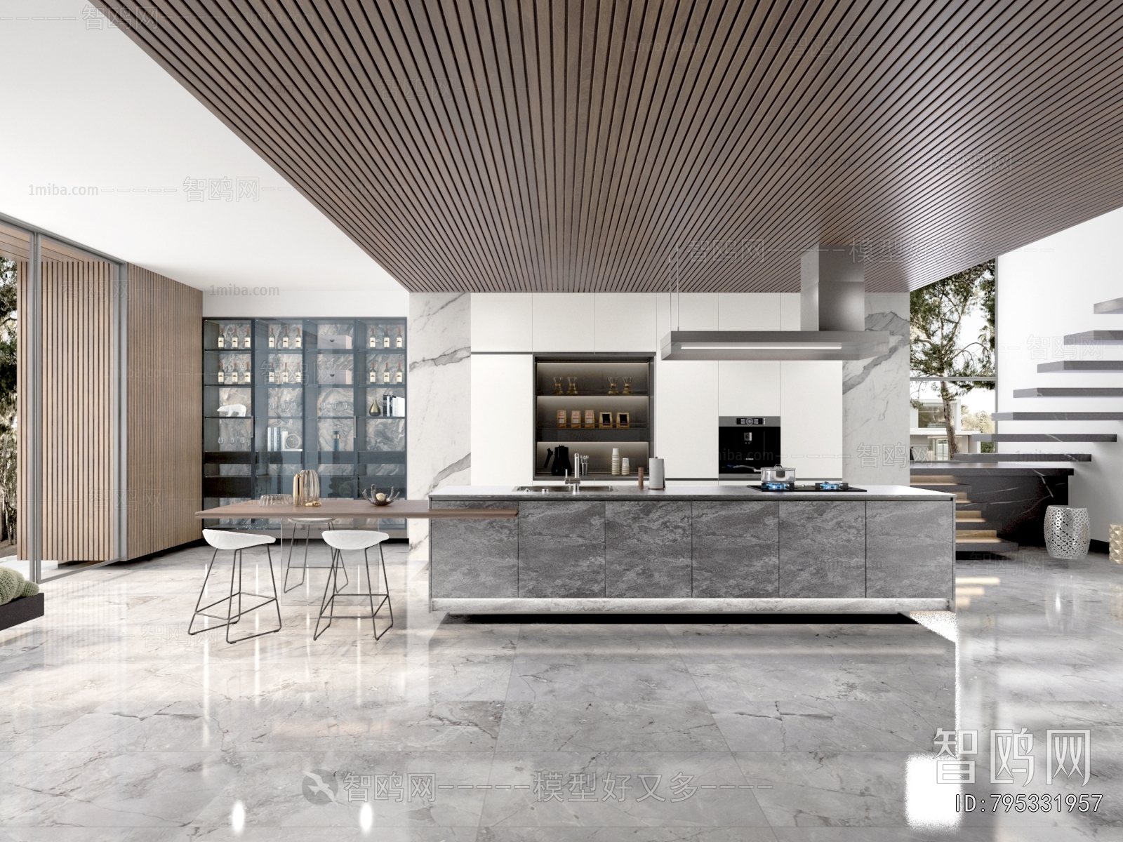 Modern Open Kitchen