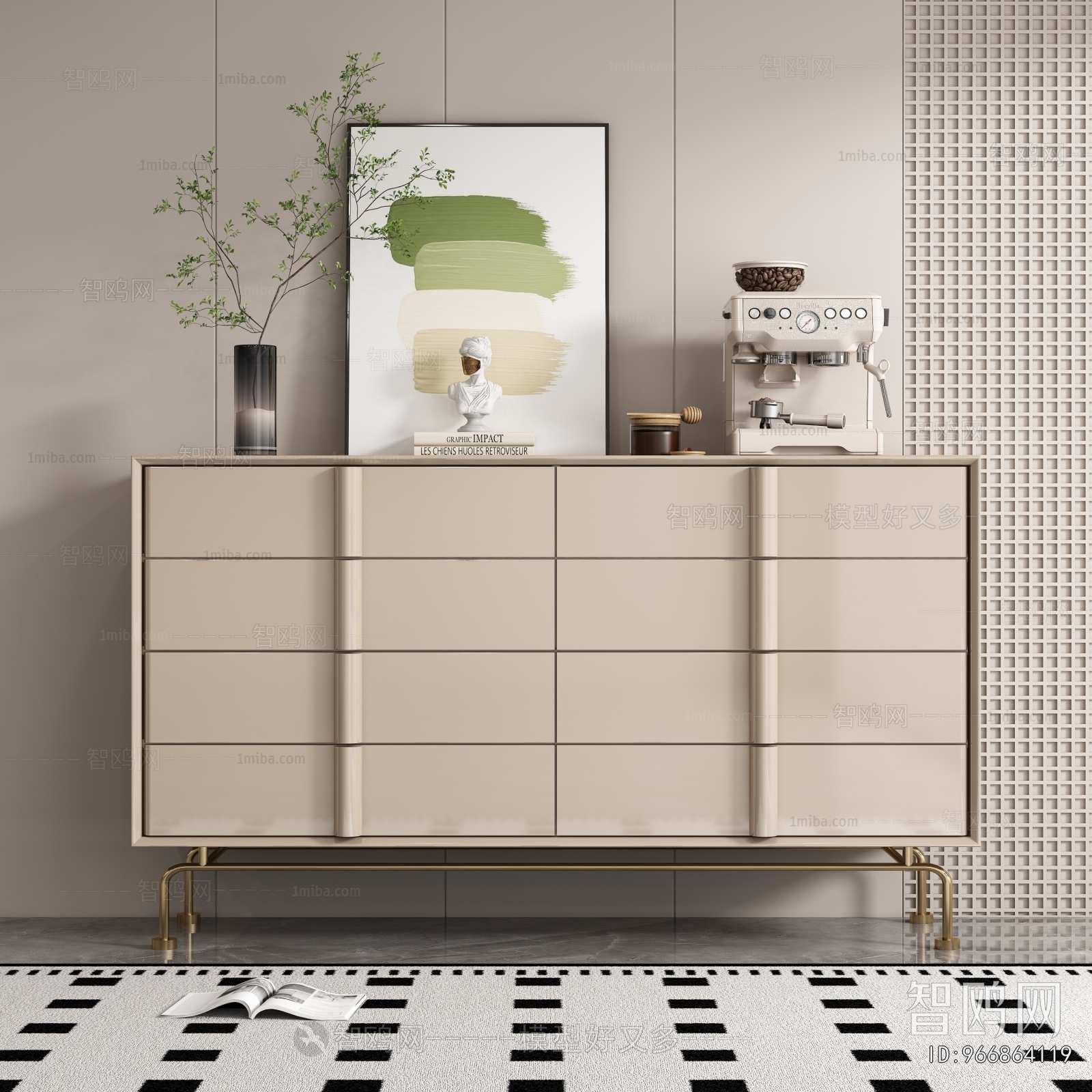Modern Side Cabinet/Entrance Cabinet