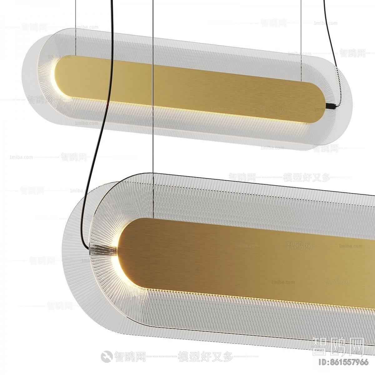 Modern Long Chandelier