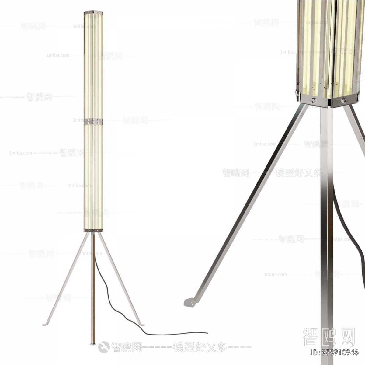 Industrial Style Floor Lamp