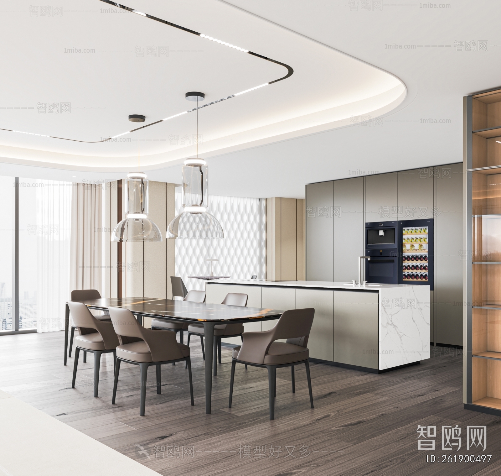 Modern Open Kitchen