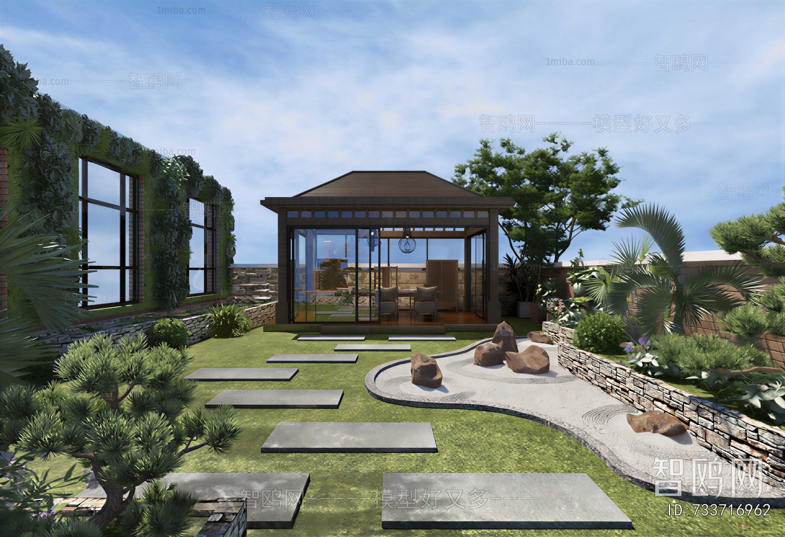 Chinese Style Courtyard/landscape