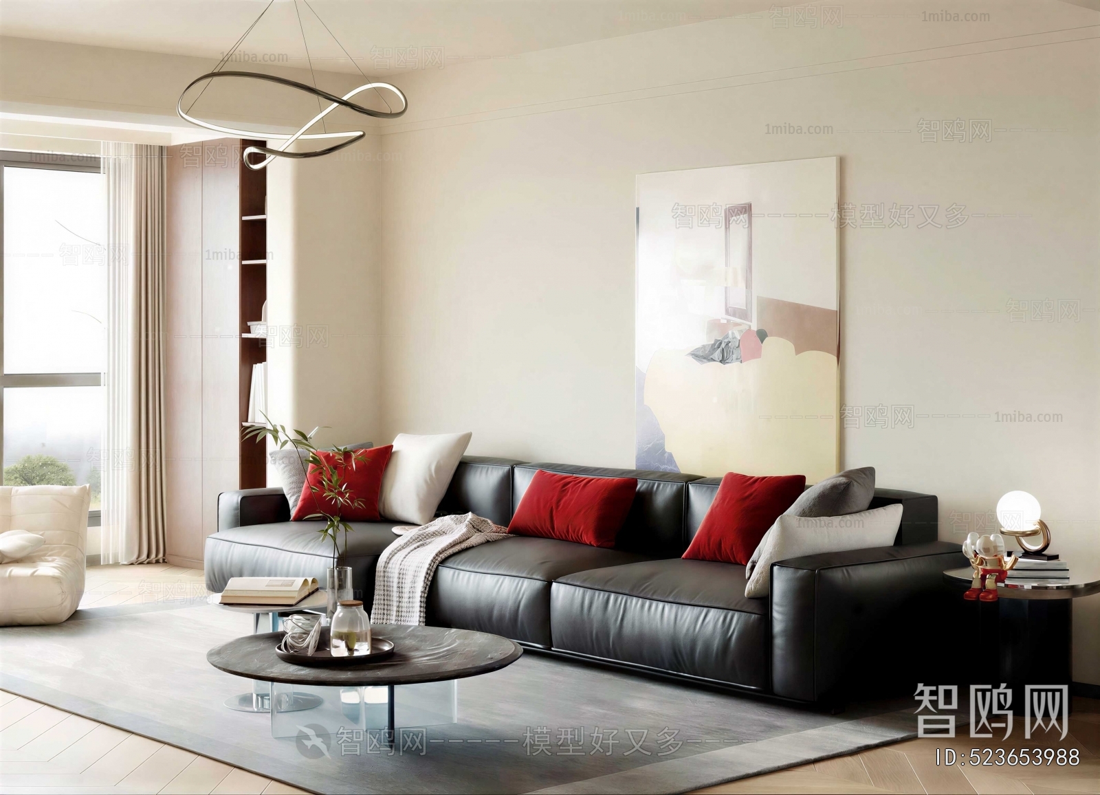 Modern Three-seat Sofa