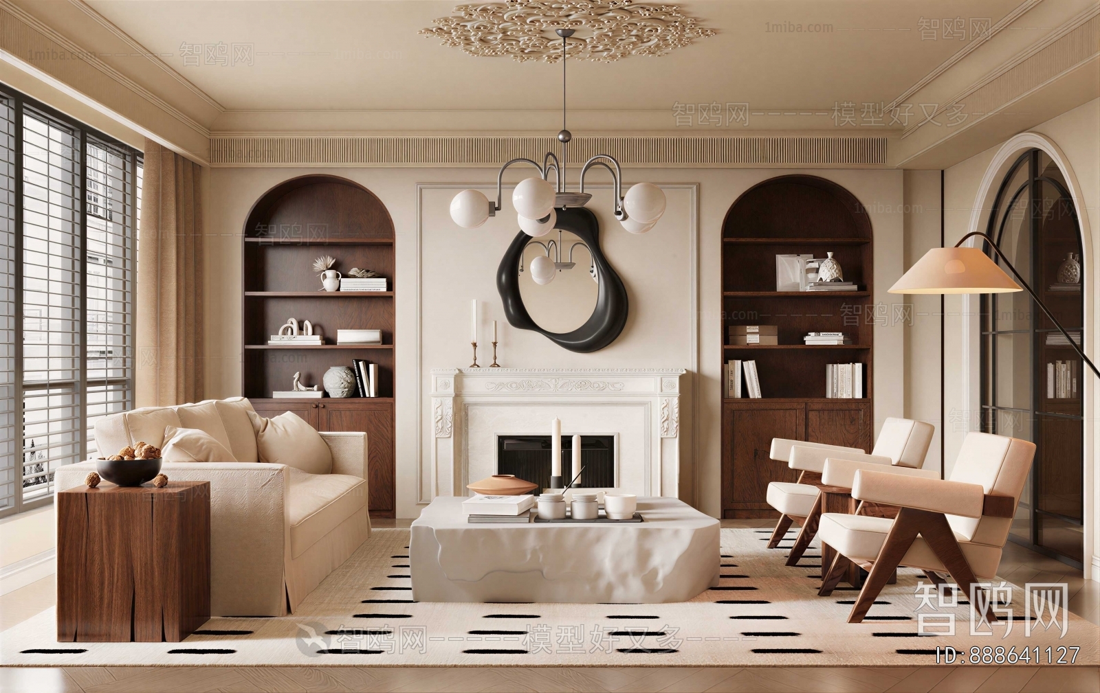 French Style A Living Room