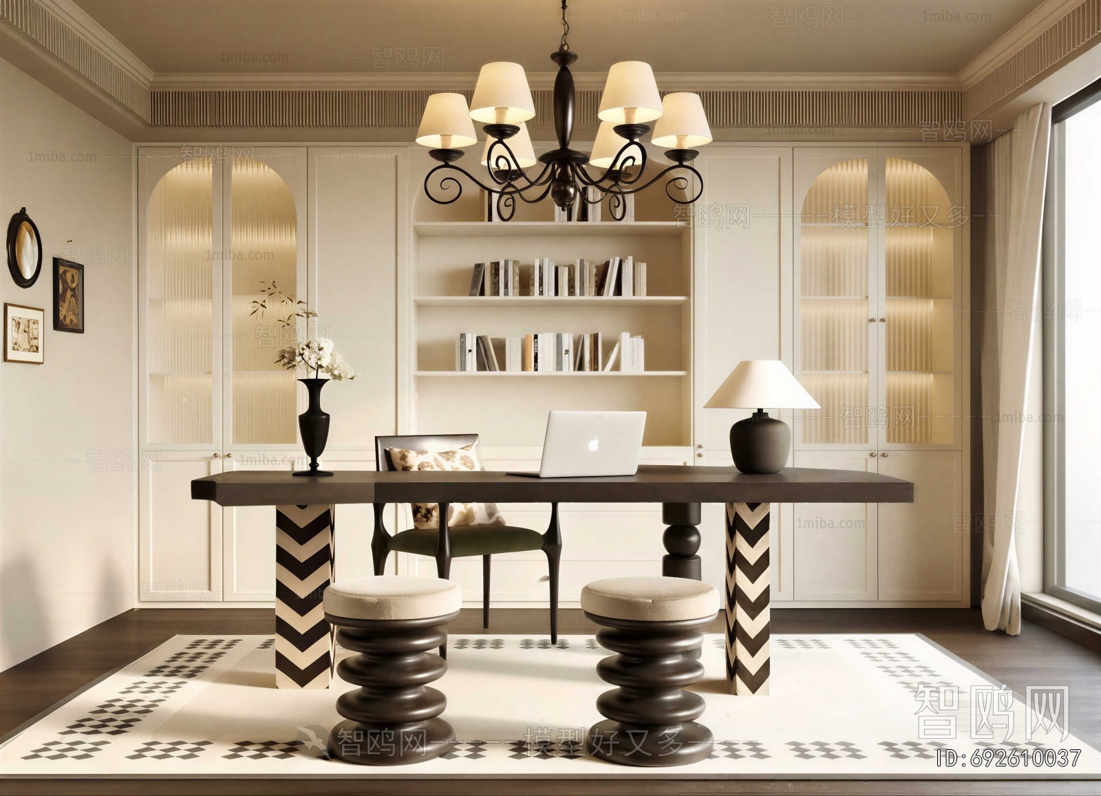French Style Study Space