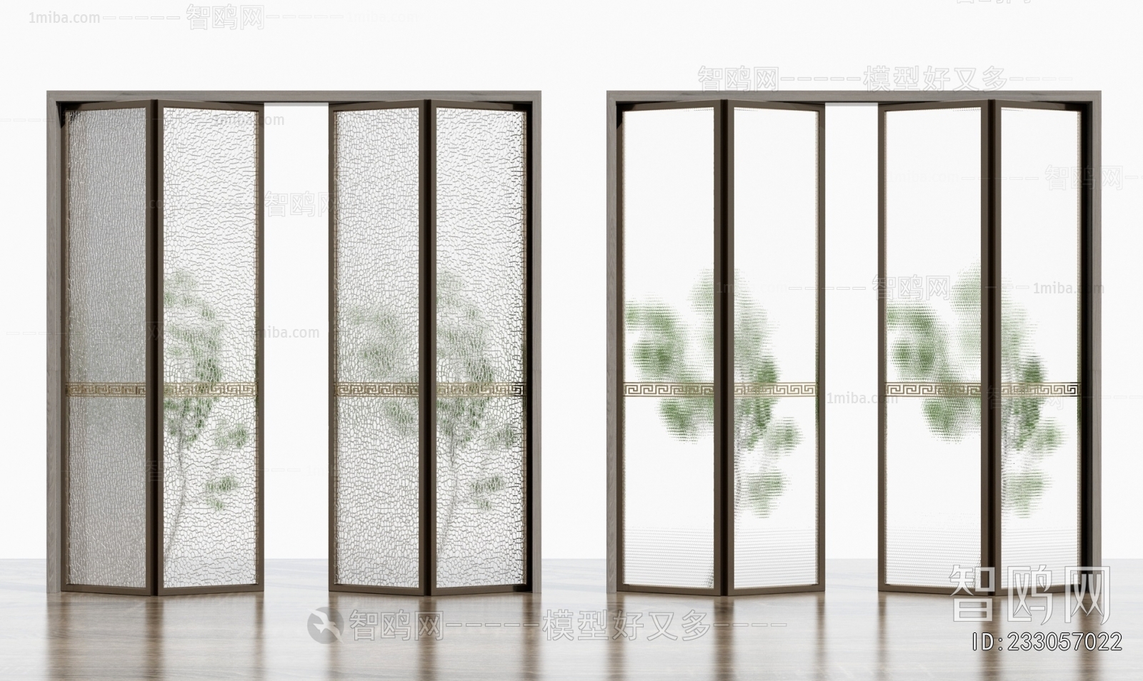 New Chinese Style Sliding Door