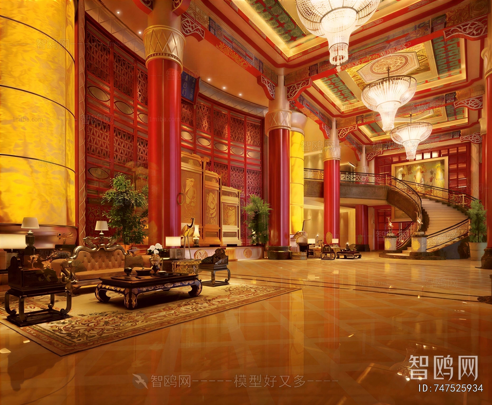 New Chinese Style Chinese Style Office Reception Desk