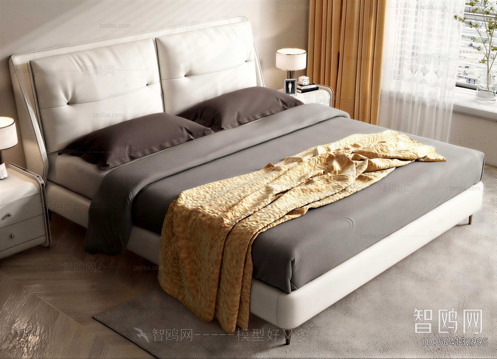 Modern Double Bed