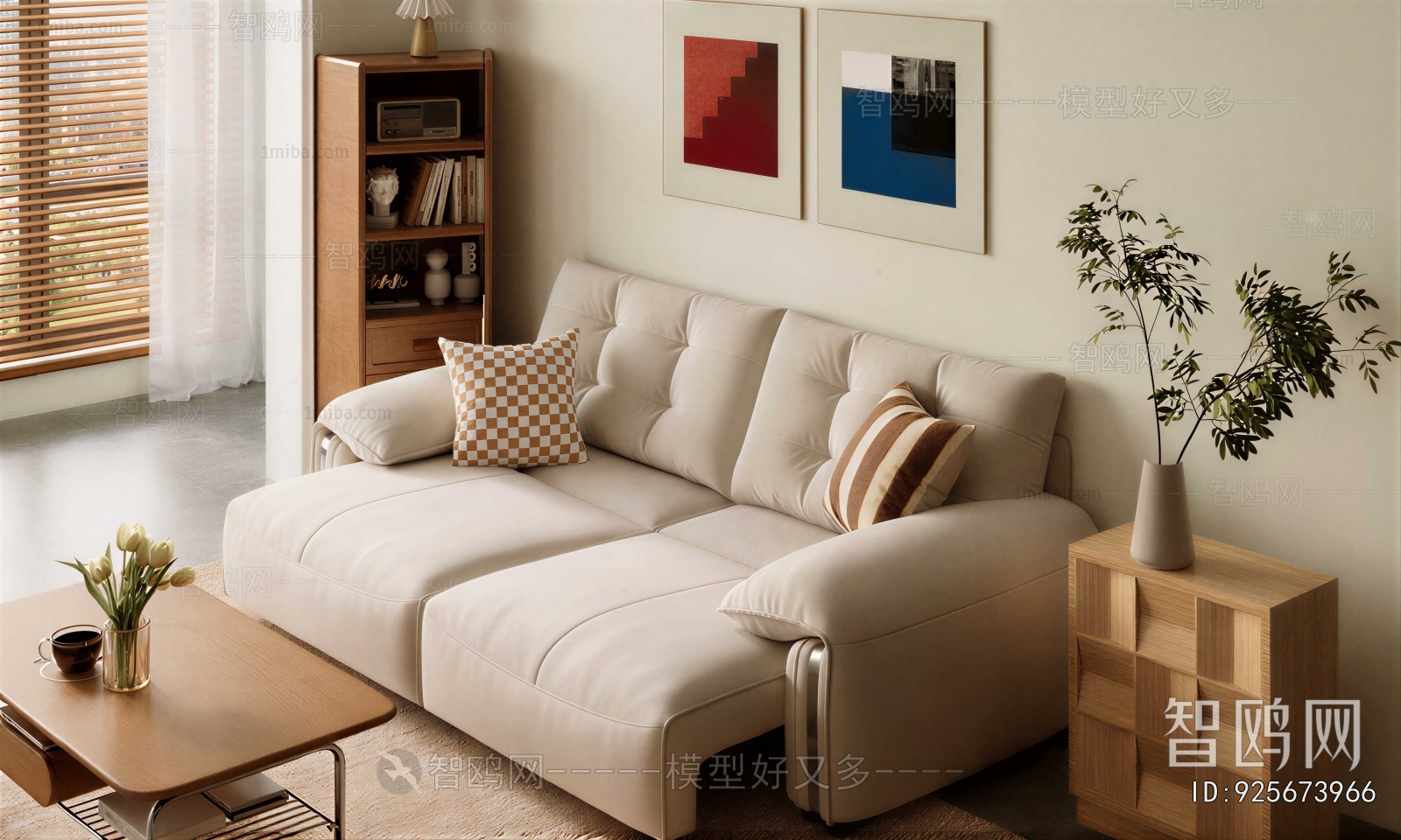 Modern American Style A Sofa For Two