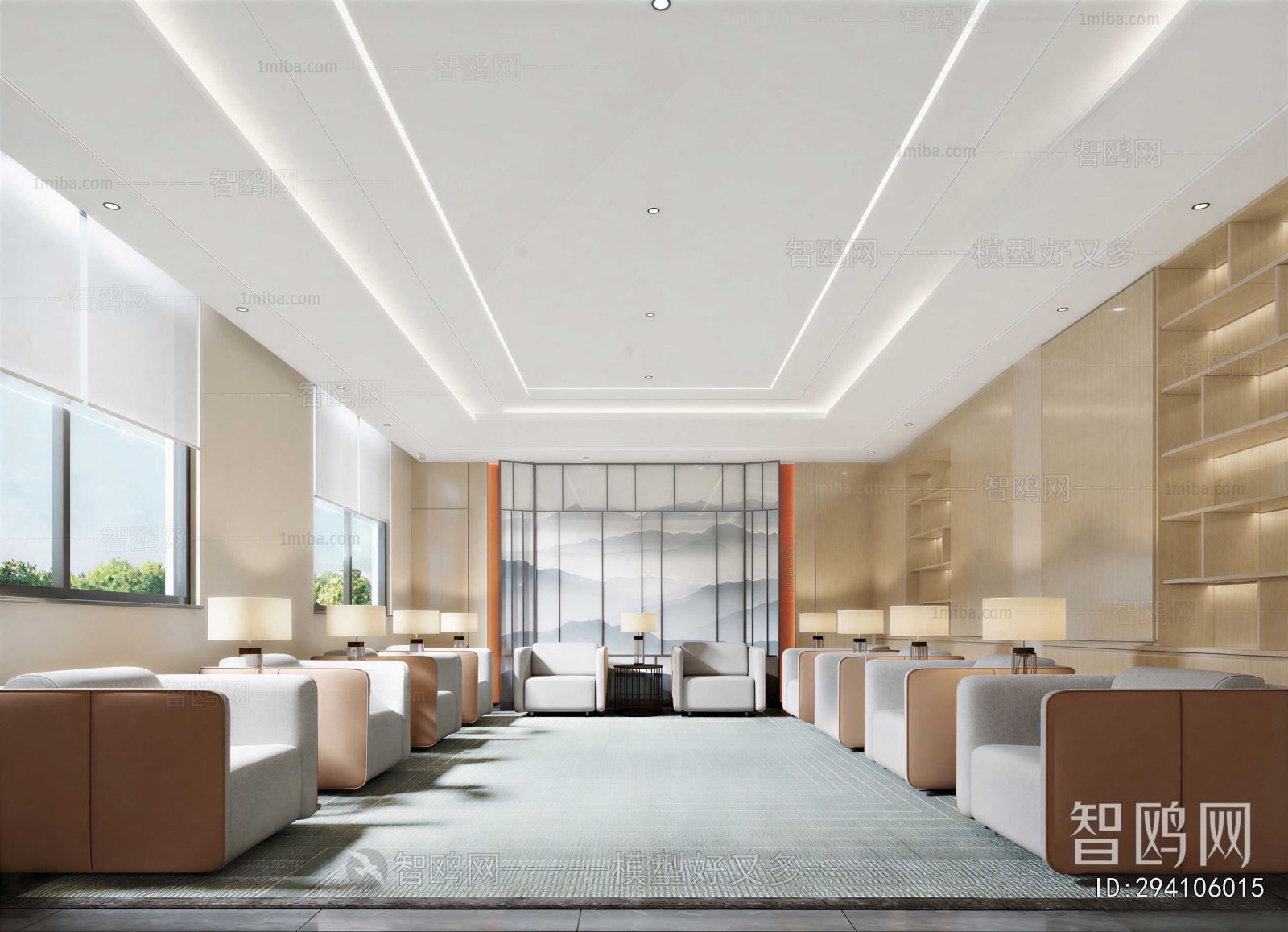 New Chinese Style Reception Room